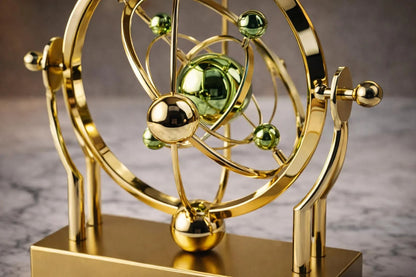 Celestial Desk Sculpture – Luxury Astronomical Desk Decor