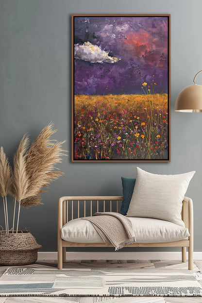 Spring Wildflowers Wall Art Set – Printable Boho Floral Poster Prints for Home Decor, Bedroom, Living Room