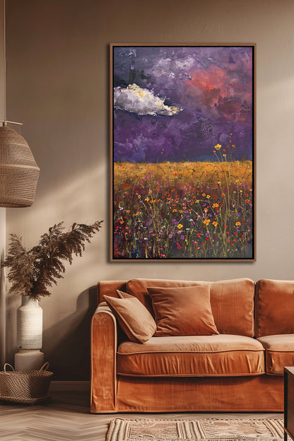 Spring Wildflowers Wall Art Set – Printable Boho Floral Poster Prints for Home Decor, Bedroom, Living Room